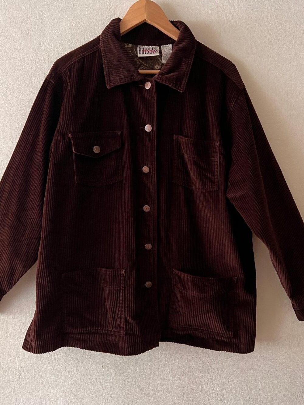 Vintage 90s Brown Corduroy Chore Jacket